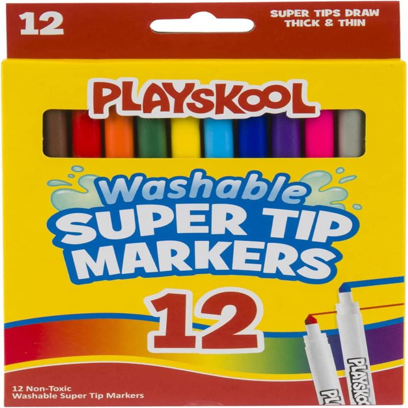 PLAYSKOOL Washable Markers 12 count