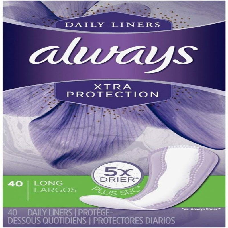ALWAYS Pantyliners Extra Long 40 count