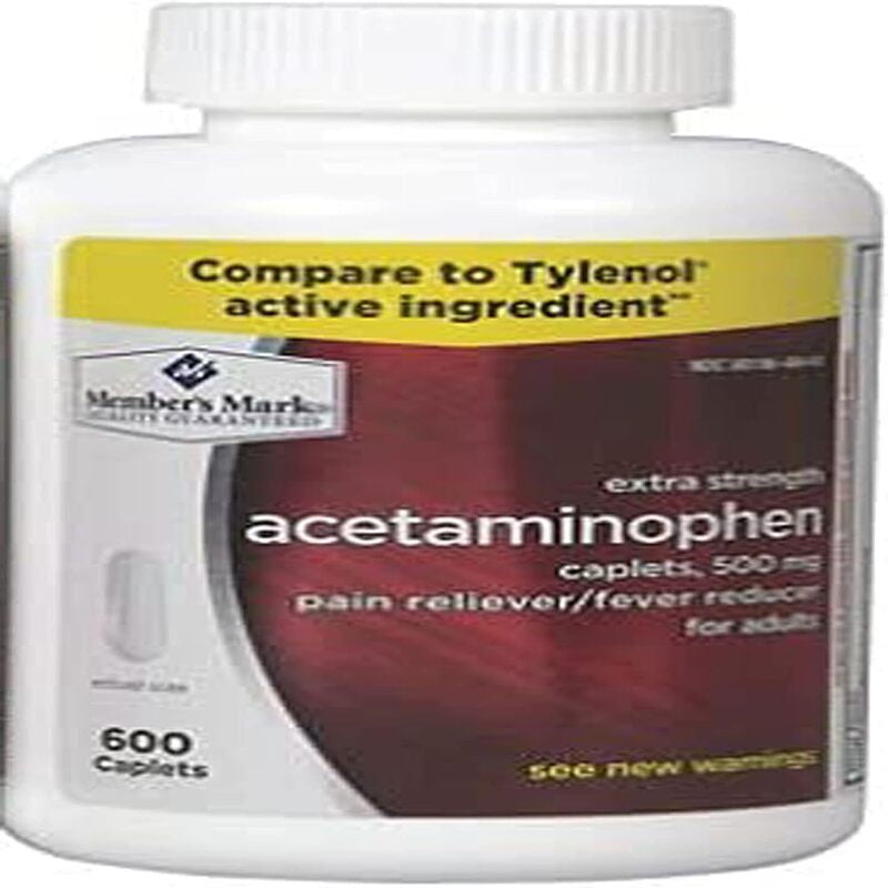 MEMBER'S MARK Acetaminophen 500 mg 600 caplets