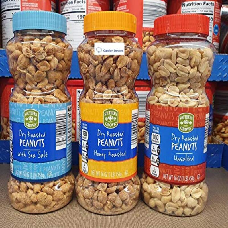 SOUTHERN GROVE Dry Roasted Peanuts Honey Roasted 16oz
