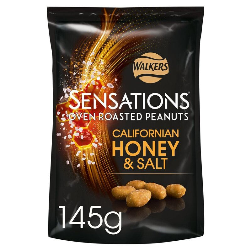 WALKERS Sensation Honey Roasted Peanuts 145g
