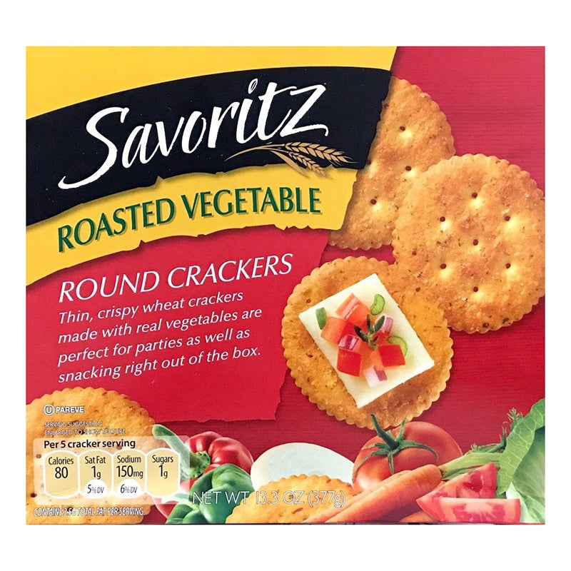 SAVORITZ Original Roasted Vegetable Crackers 13.7oz