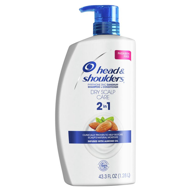 HEAD & SHOULDERS Shampoo 2 in 1 Dry Scalp Care 43.3 oz