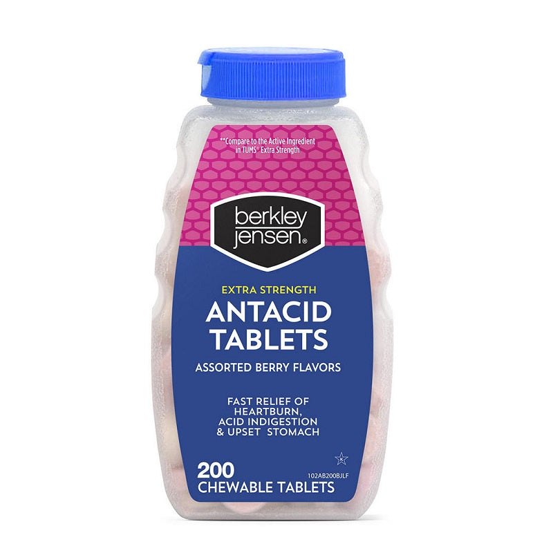 BERKLEY & JENSEN Antacid Tablets 200 count