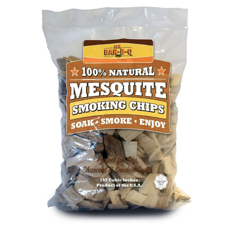 MR BAR-B-Q Mesquite Smoking Chips 192 cu in