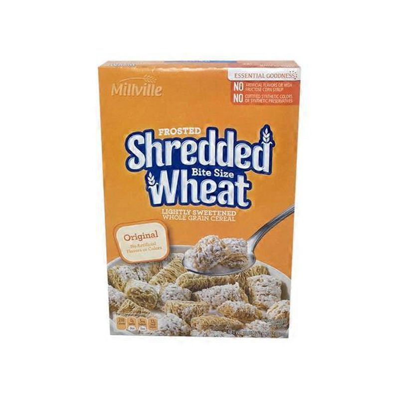 MILLVILLE Frosted Shredded Wheat Bite Size 18oz