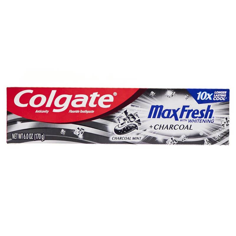 COLGATE Max Fresh Toothpaste + Charcoal 6.0 oz