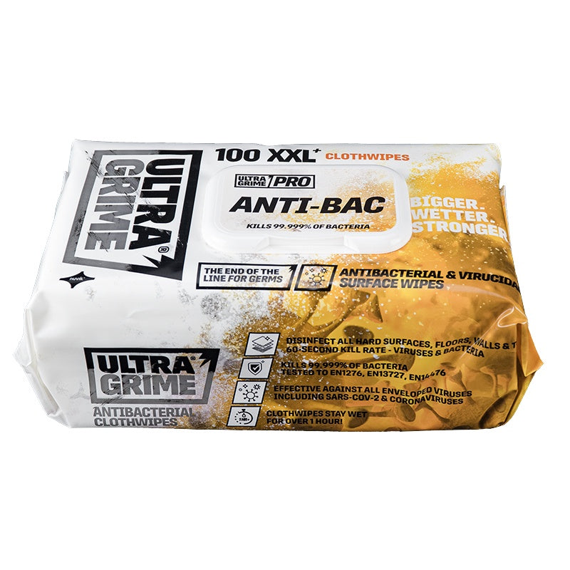 ULTRA GRIME PRO - ANTI BAC WIPES 100'S