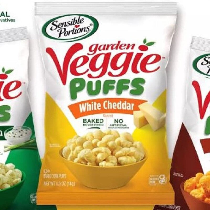 SENSIBLE PORTIONS Veggie Puffs White Cheddar 0.5 oz