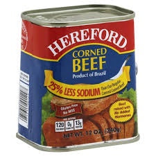 HEREFORD Corned Beef Low Sodium 12 oz