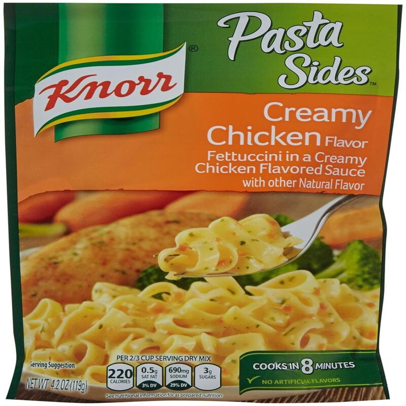 KNORR Pasta Sides Creamy Chicken Fettuccine 4.2oz