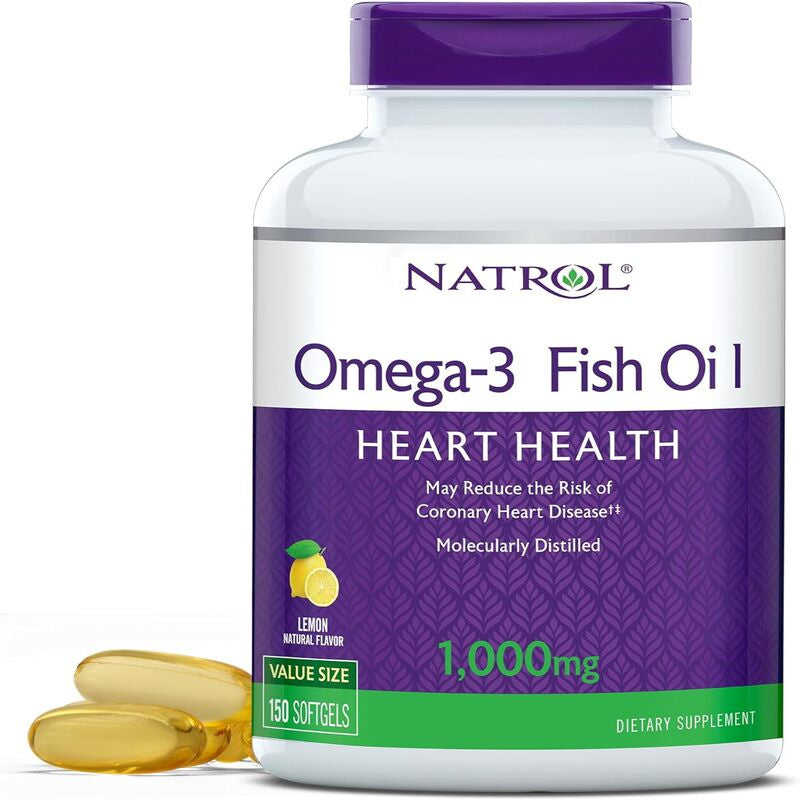 NATROL Omega-3 Fish Oil  Softgels 150ct