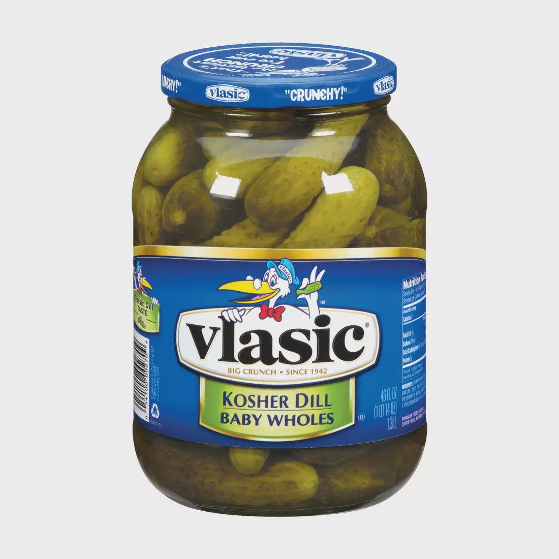 VLASIC Whole Dill Pickles 46oz
