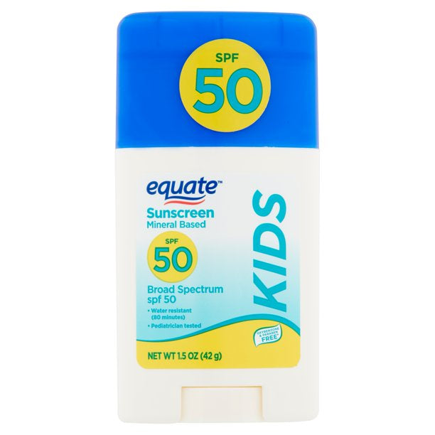 EQUATE Sunscreen Kids Bar 50 SPF 1.5oz