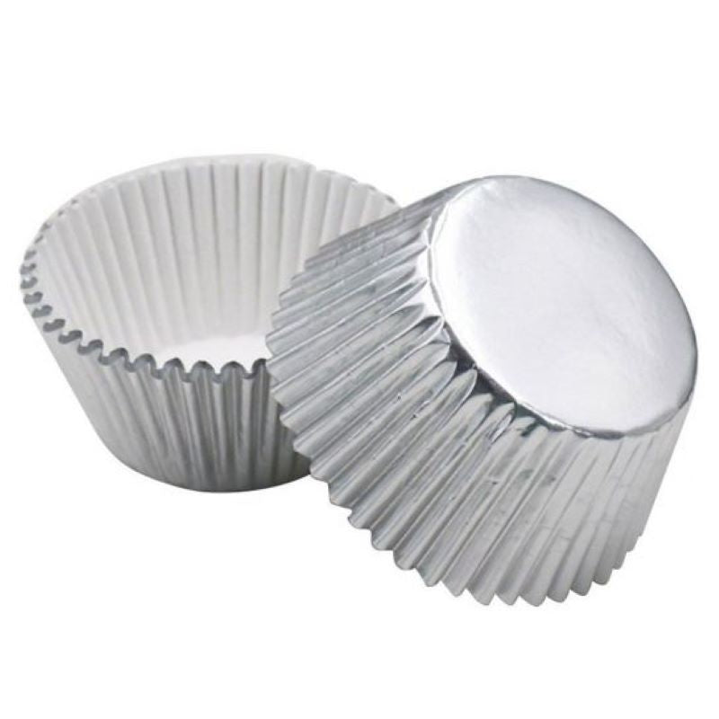 Silver Foil Cupcake Liners 50count