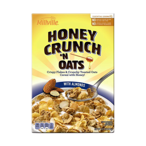 MILLVILLE Honey Crunch'n Oats w/ Almonds 18oz