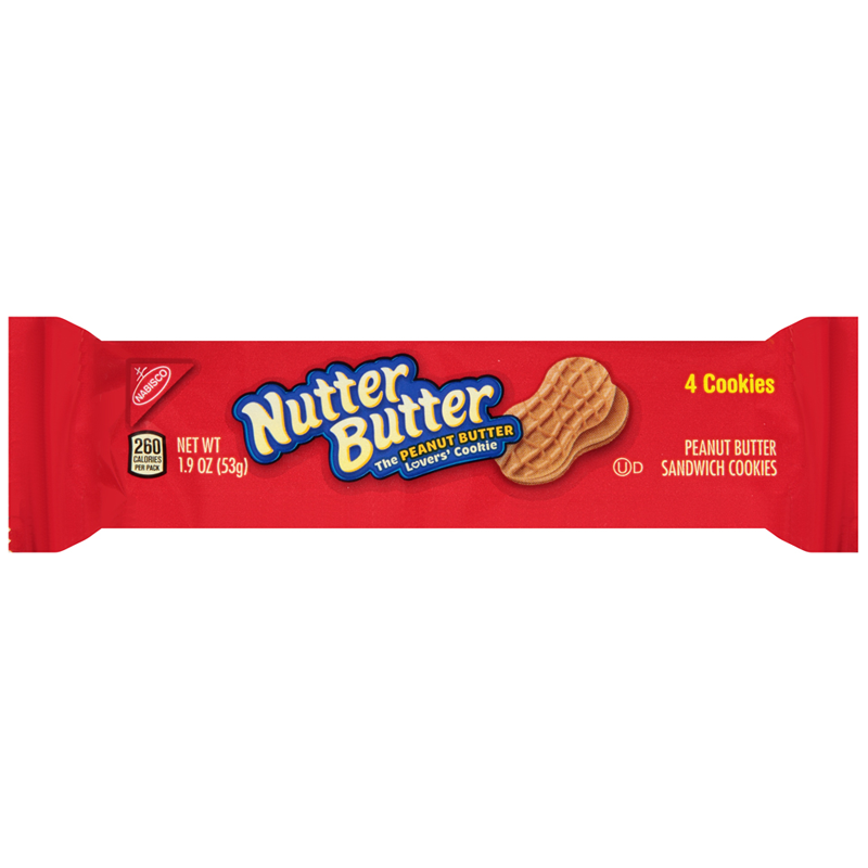 NABISCO Nutter Butter 4 count 1.9 oz