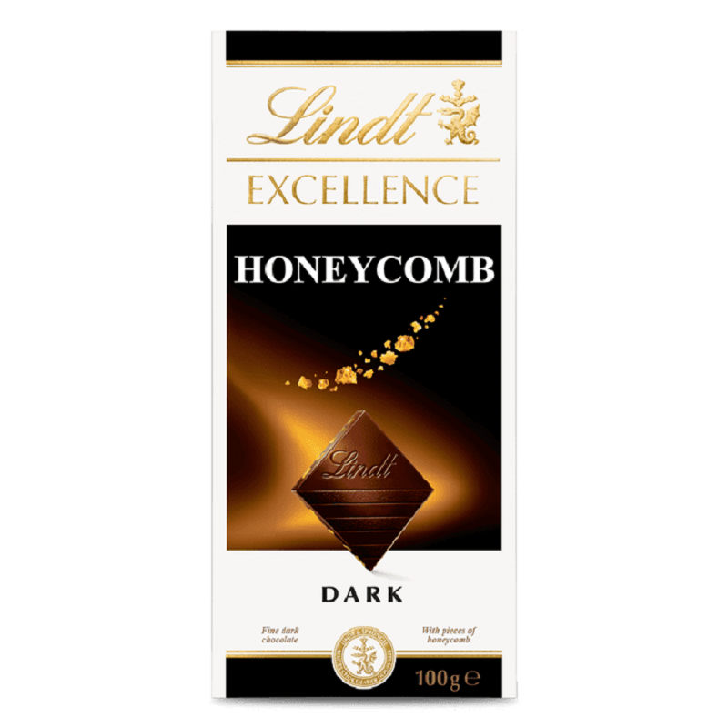 LINDT Excellence Honeycomb Dark Chocolate 100 g