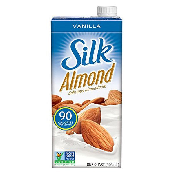 SILK Almond Vanilla Sweetened 1qt