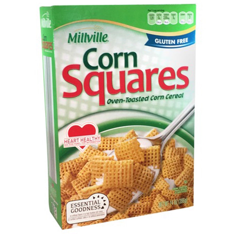 MILLVILLE Corn Squares Gluten Free 14oz