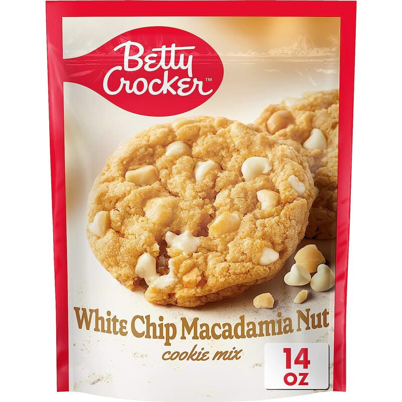 BETTY CROCKER White Chip Macadamia Nut Cookie Mix 14 oz