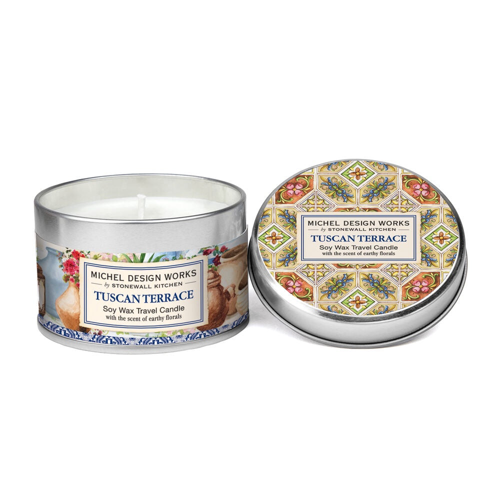 Michel Design Tuscan Terrace Travel Candle