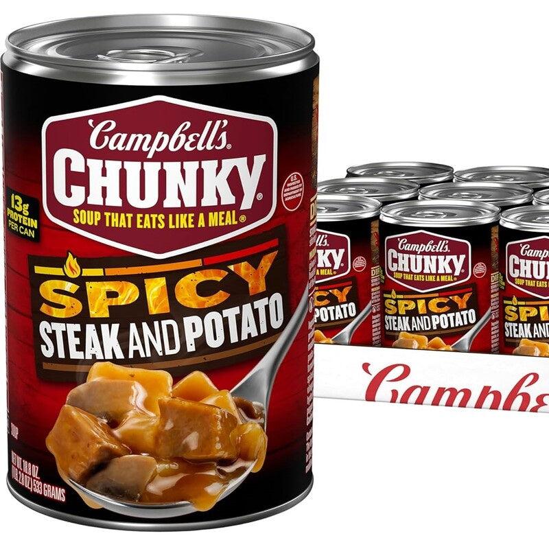 CAMPBELL'S Chunky Soup Spicy Steak & Potato 18.8oz