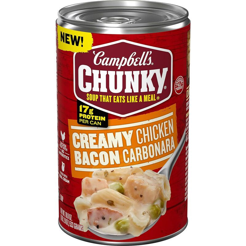 CAMPBELL'S Chunky Soup Creamy Chicken Bacon Carbonara 18.8oz