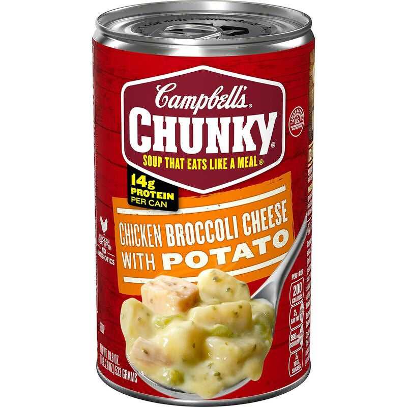 CAMPBELL'S Chunky Chicken Broccoli Cheese w/Potato 18.6oz