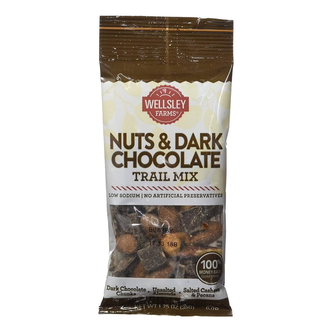 WELLSLEY Nuts & Dark Chocolate Trail Mix 1.25oz