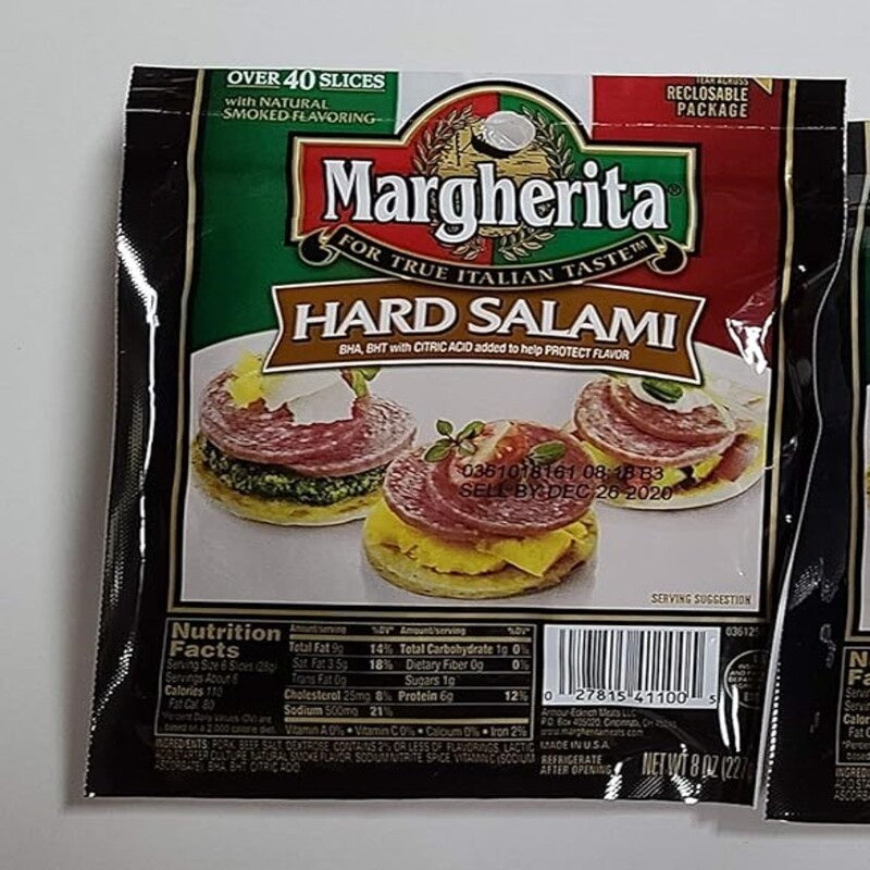 Margherita Salami 8oz.