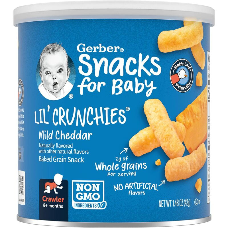 GERBER Lil' Crunchies Mild Cheddar 1.48oz