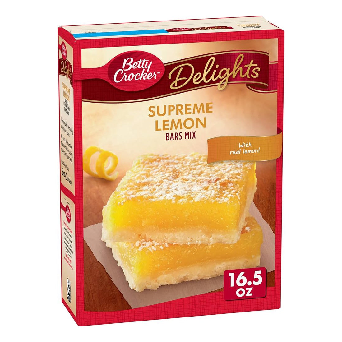 Betty Crocker Delights Supreme Lemon bars mix 16.5oz