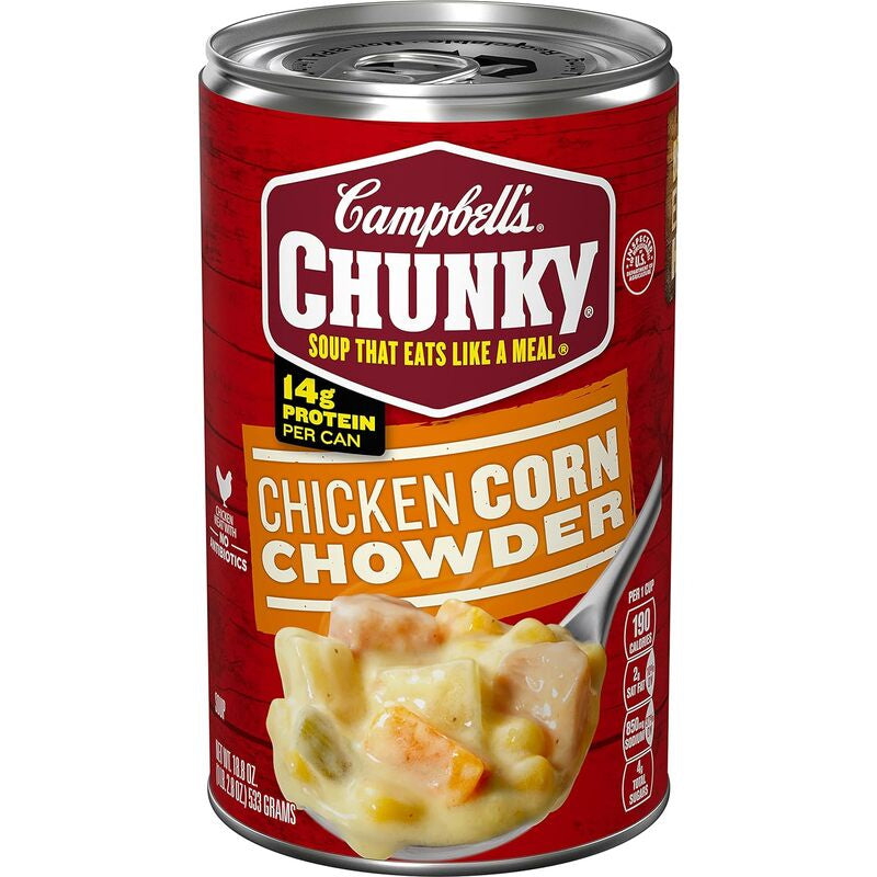 CAMPBELL'S Chunky Soup Chicken Corn Chowder 18.8oz