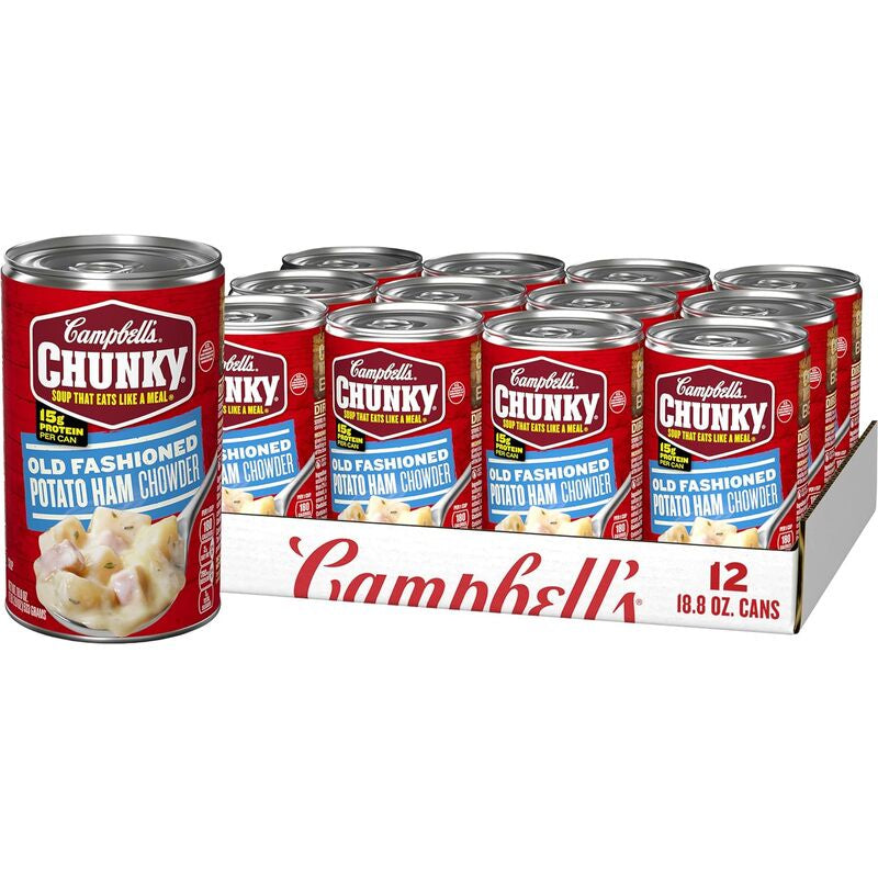 CAMPBELL'S Chunky Soup Old Fashioned Potato Ham Chowder 18.8oz