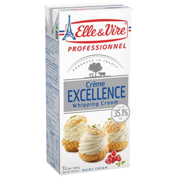 ELLE & VIRE Excellence Whipping Cream 1L