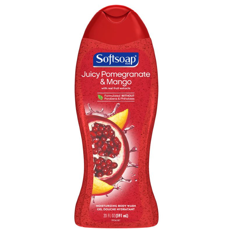 SOFTSOAP Juicy Pomegranate & Mango Body Wash 20 oz