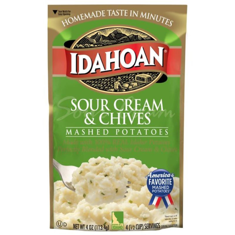 IDAHOAN Sour Cream & Chives Mashed Potato Mix 4 oz