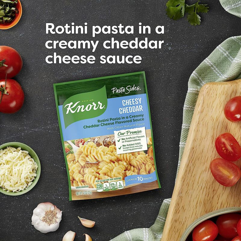 KNORR Pasta Sides Cheesy Cheddar Rotini 4.3oz