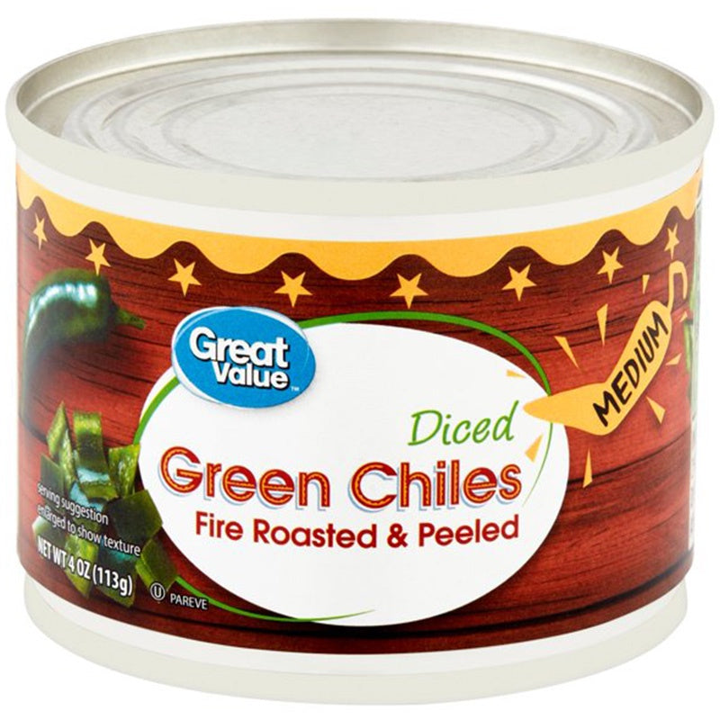GREAT VALUE Green Chiles 4oz