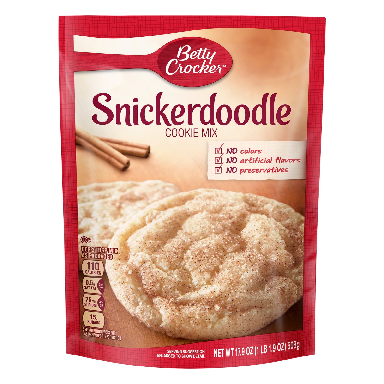 BETTY CROCKER Snickerdoodle Cookie Mix 17.9 oz