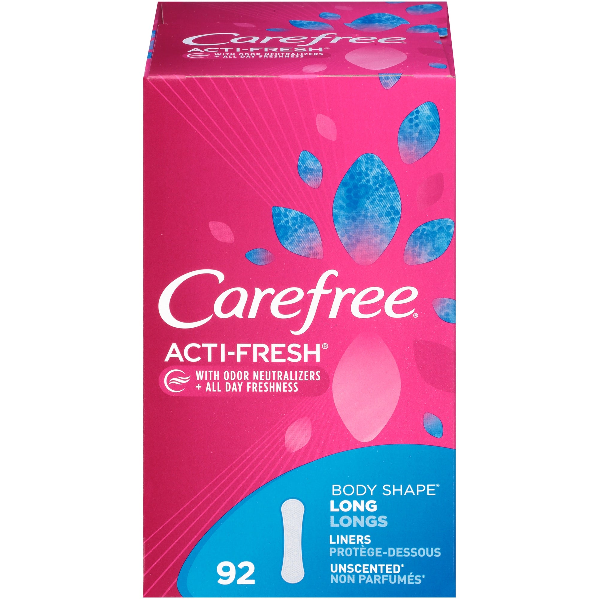 CAREFREE Liners Long 92 count