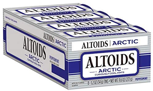 ALTOIDS Arctic Mints Peppermint Sugar Free 1.2 oz