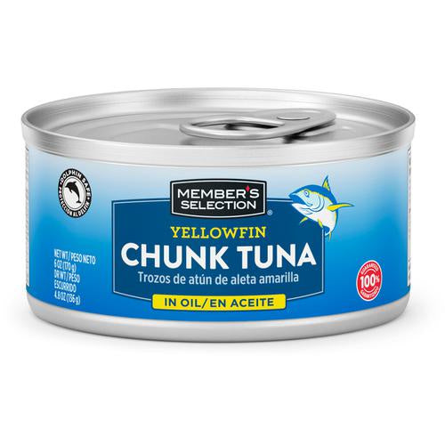 MEMBER'S SELECTION Chunk Tuna in Oil 4.8 oz