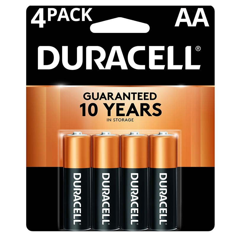 DURACELL Batteries 4pk AA