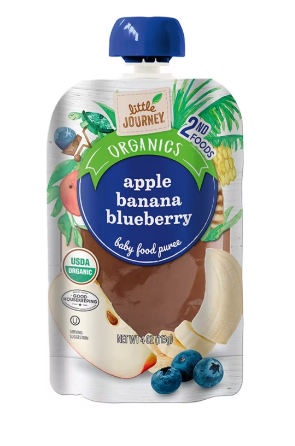 LITTLE JOURNEY Organics Apple Banana Blueberry 4oz