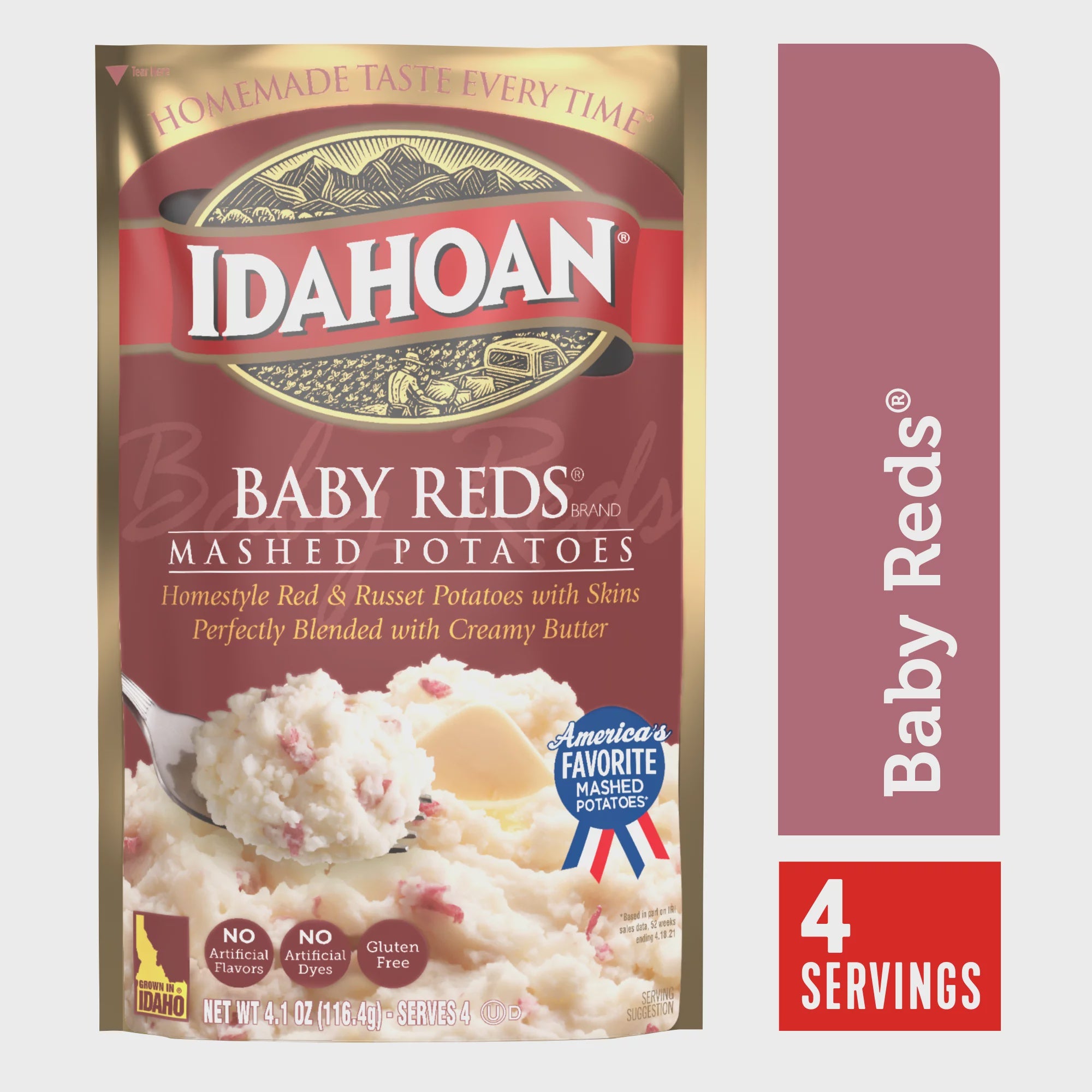 IDAHOAN Baby Reds Mashed Potatoes Mix 4.1oz