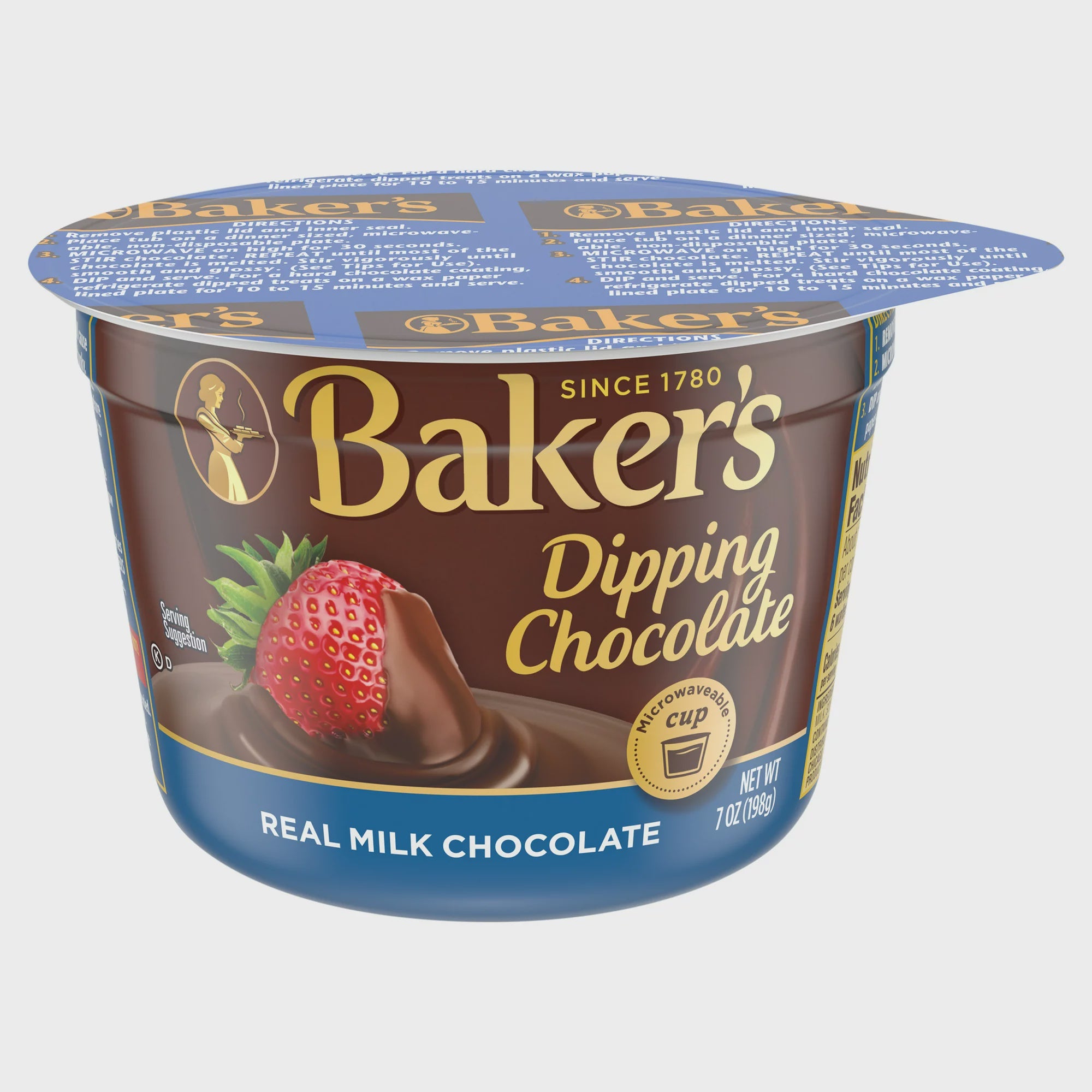 BAKER'S Real Milk Dipping Chocolate 7 oz