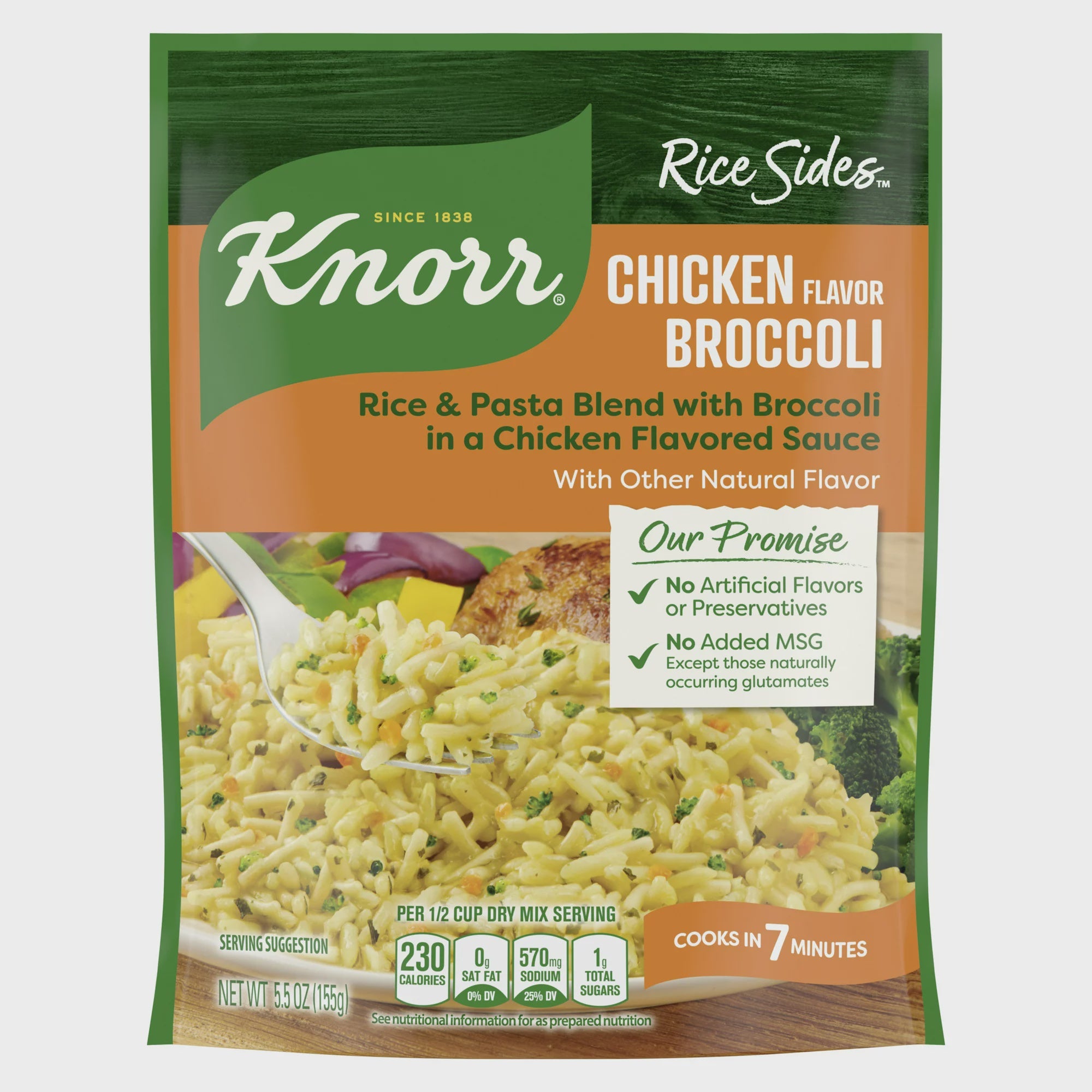 KNORR Rice Sides Chicken Broccoli 5.5oz