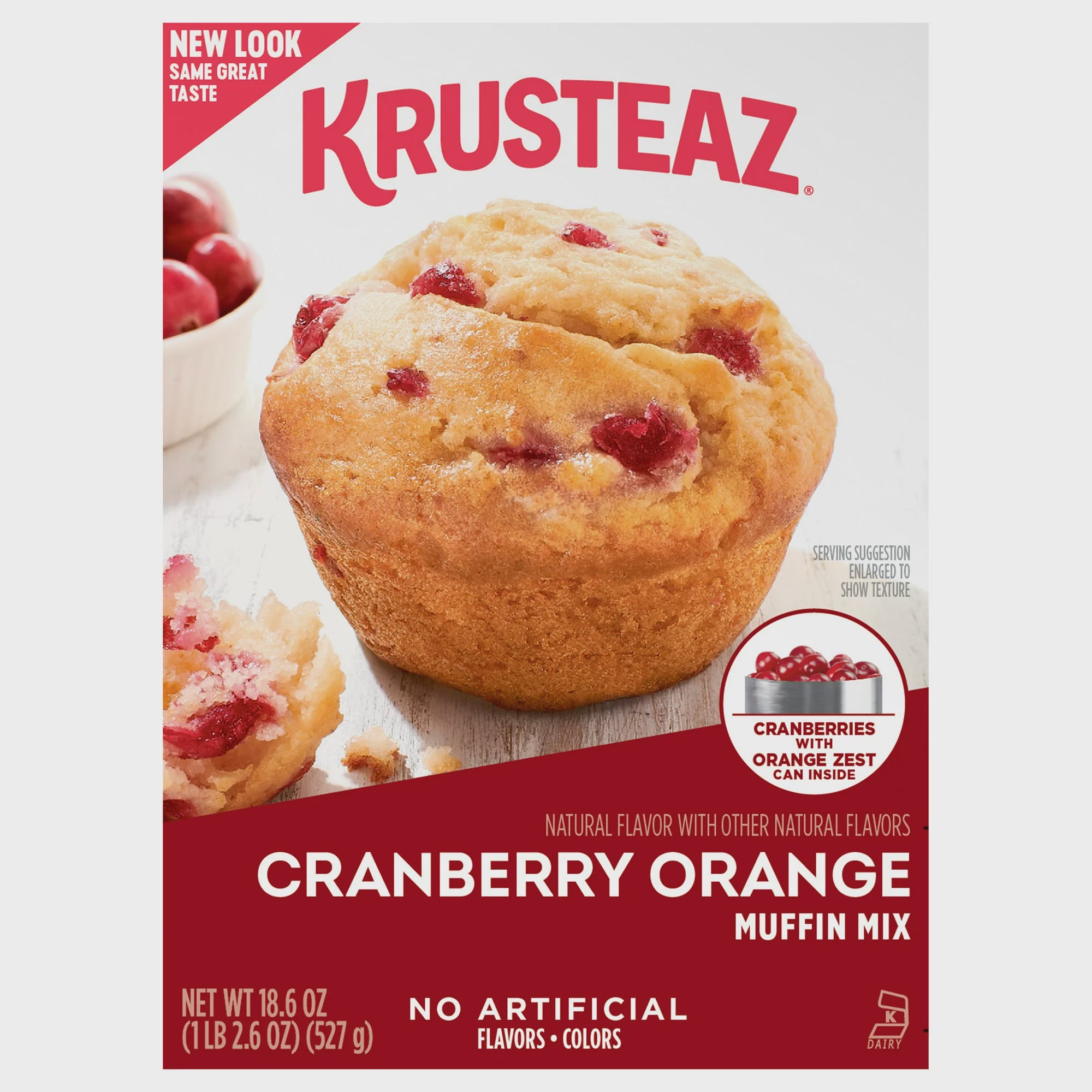 KRUSTEAZ Cranberry Orange Muffin Mix 18.6oz